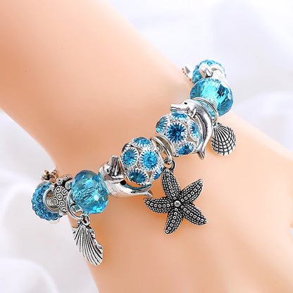 Ocean Serenity Charm Bracelet