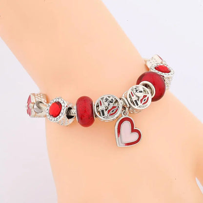 Passion Red Charm Bracelet