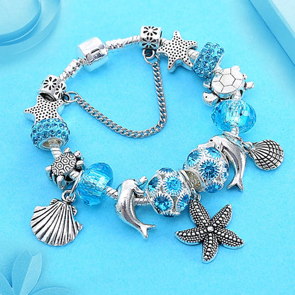 Ocean Serenity Charm Bracelet