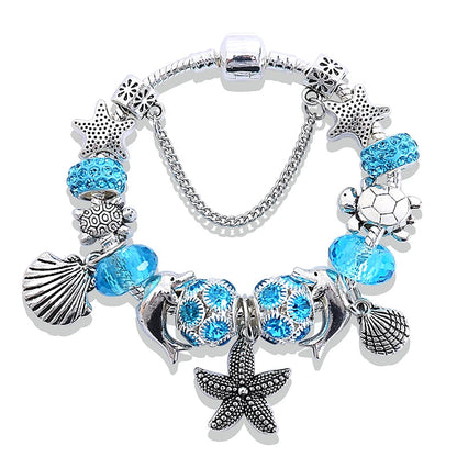 Ocean Serenity Charm Bracelet