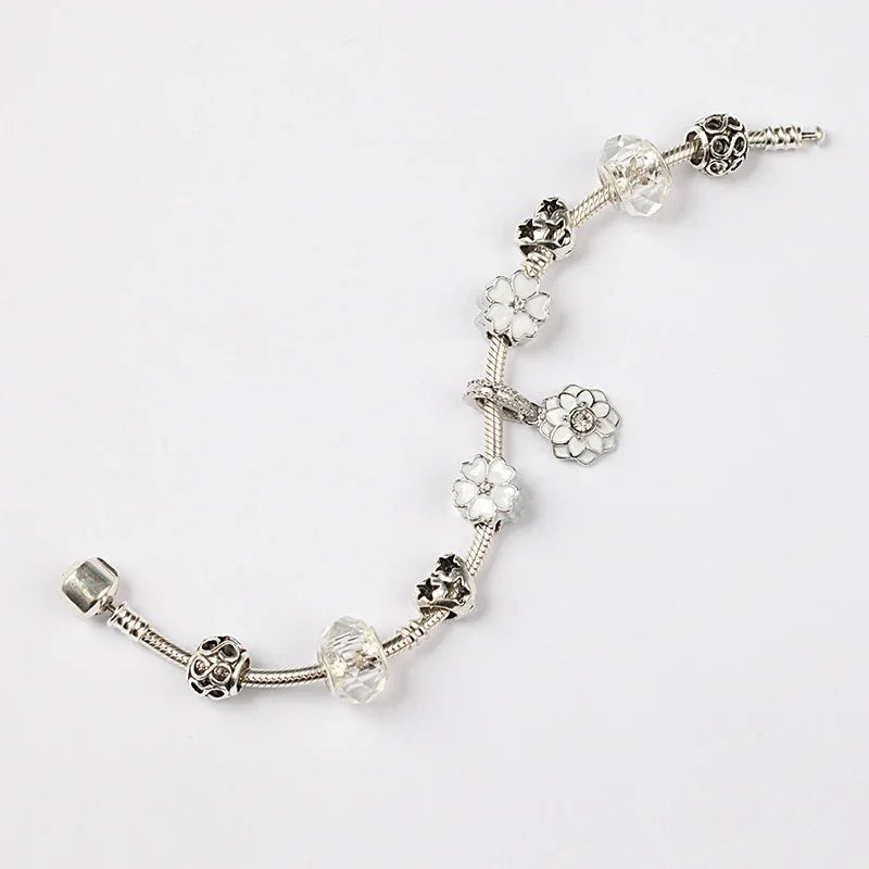 Blossom Elegance Charm Bracelet