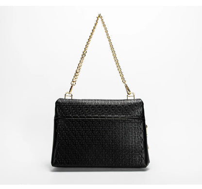 Noir Elegance Chain Bag