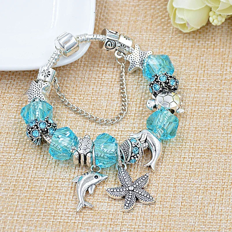 Tropical Lagoon Charm Bracelet