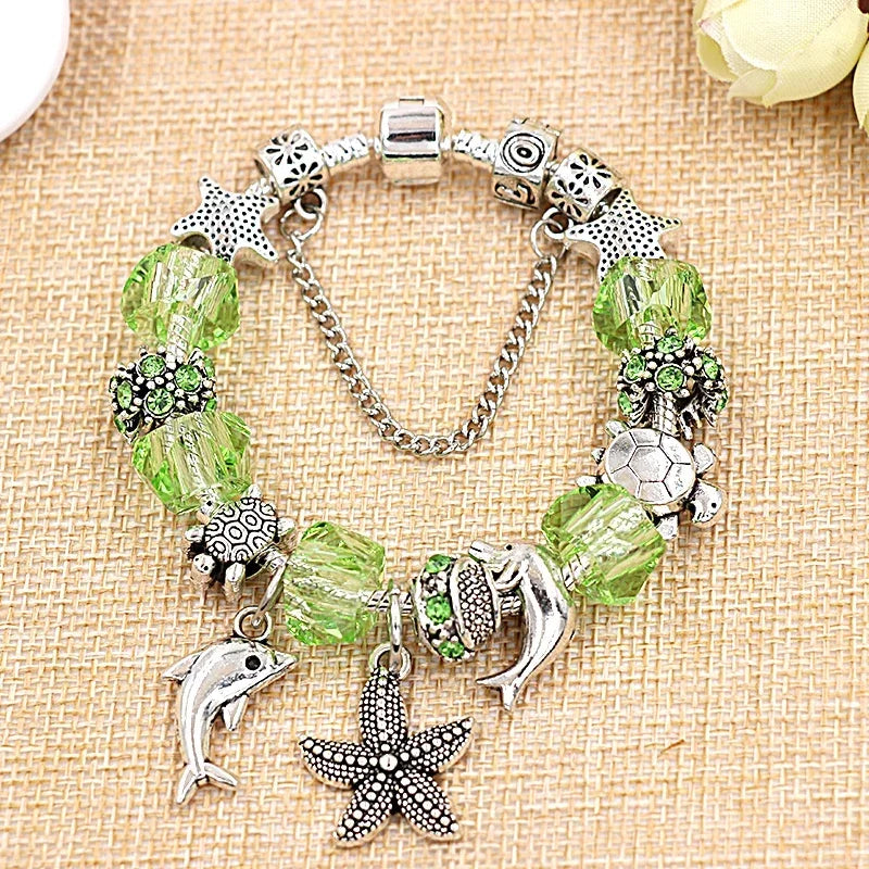 Tropical Lagoon Charm Bracelet