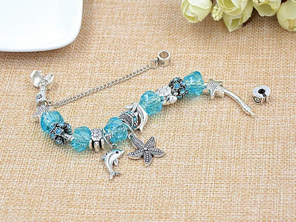 Tropical Lagoon Charm Bracelet