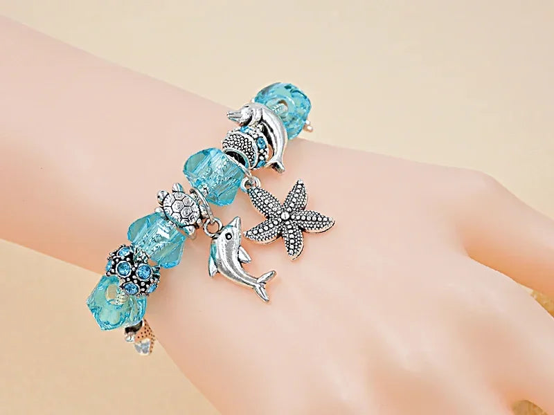 Tropical Lagoon Charm Bracelet