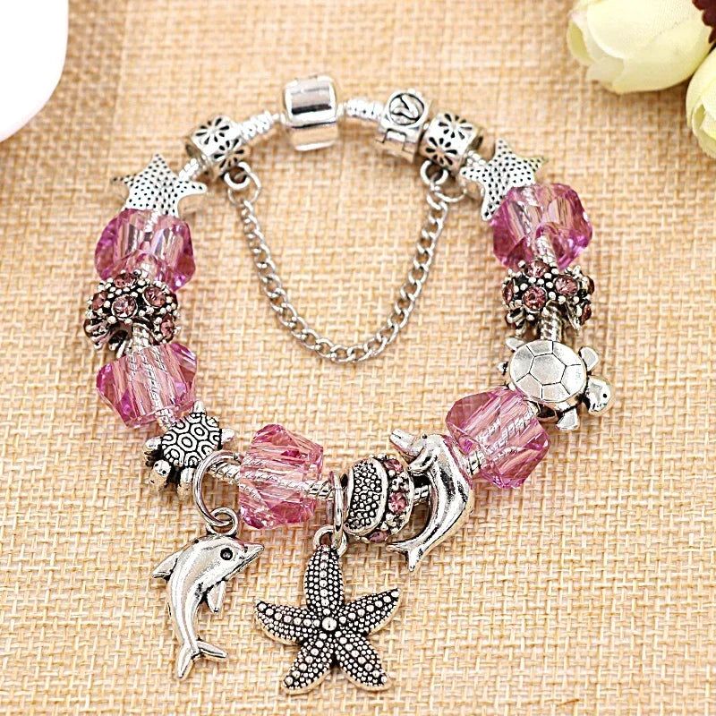 Tropical Lagoon Charm Bracelet