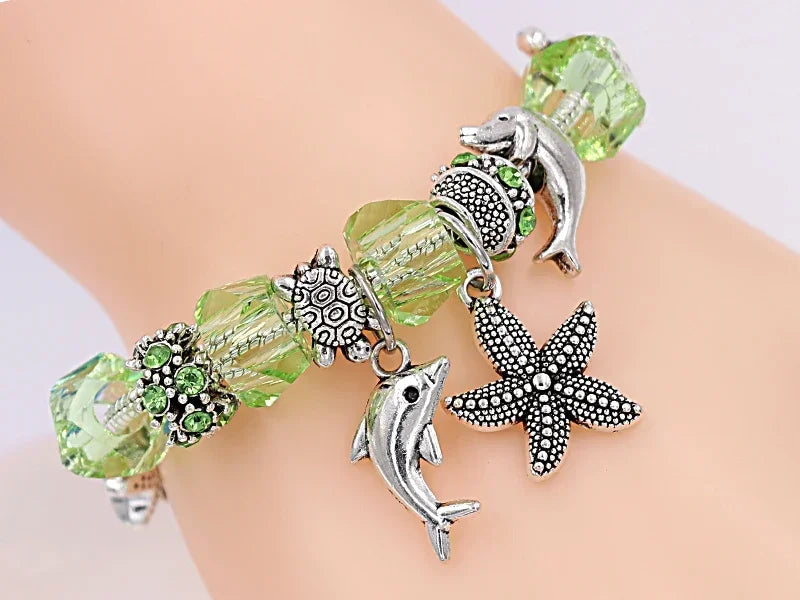 Tropical Lagoon Charm Bracelet