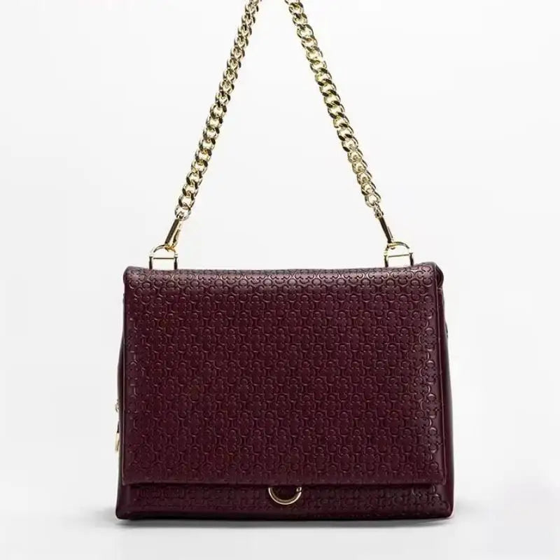 Noir Elegance Chain Bag