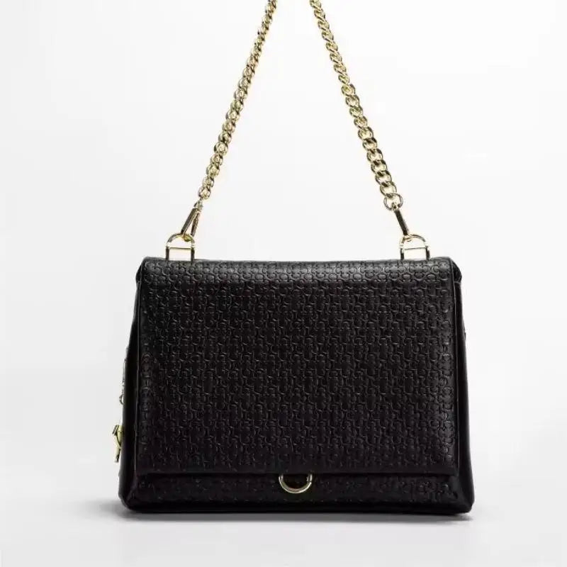 Noir Elegance Chain Bag