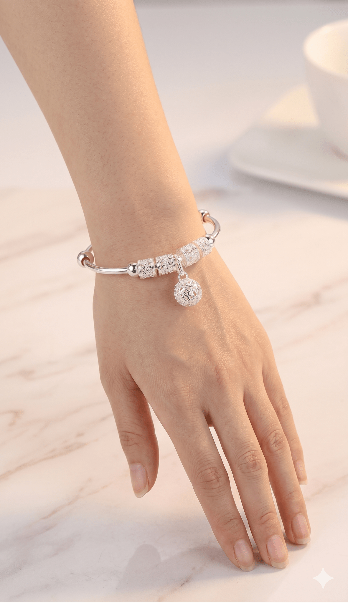 Love Bell Charm Bracelet | 925 Sterling Silver - Liora