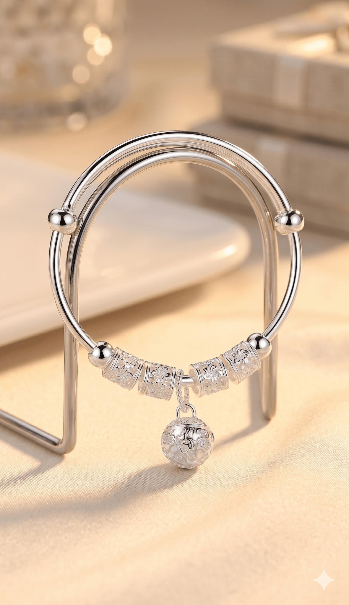 Love Bell Charm Bracelet | 925 Sterling Silver - Liora