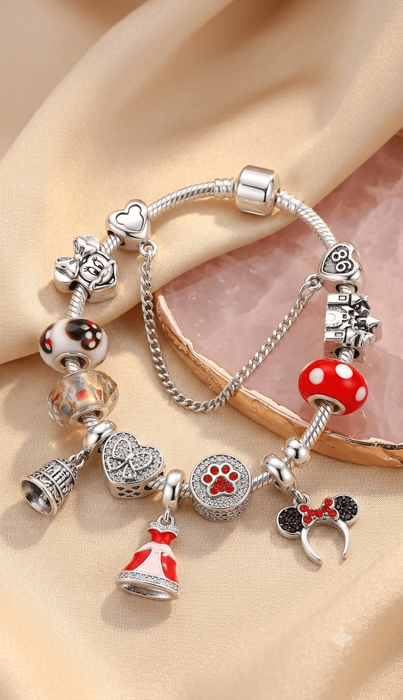 Magical Bowknot Fairytale Charm Bracelet - Liora