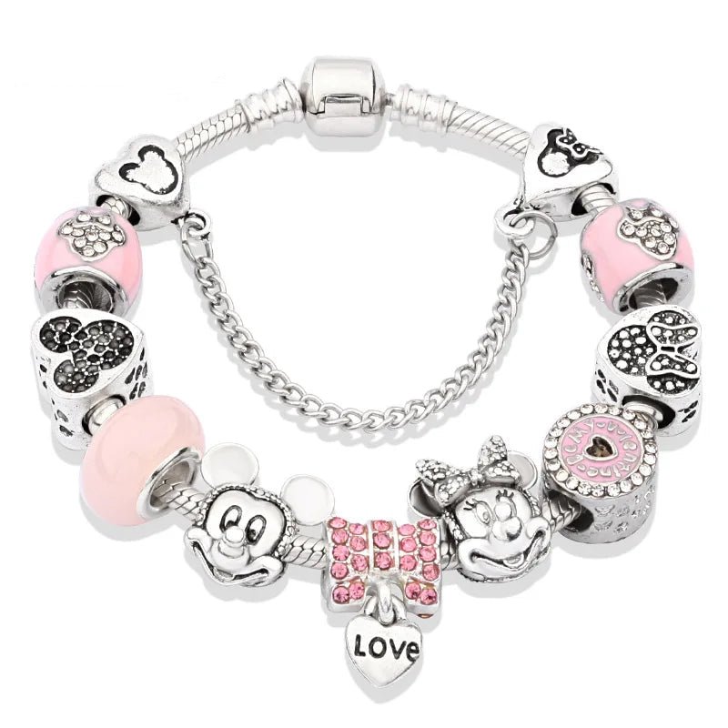 Magical Kingdom Pastel Pink Charm Bracelet - Liora