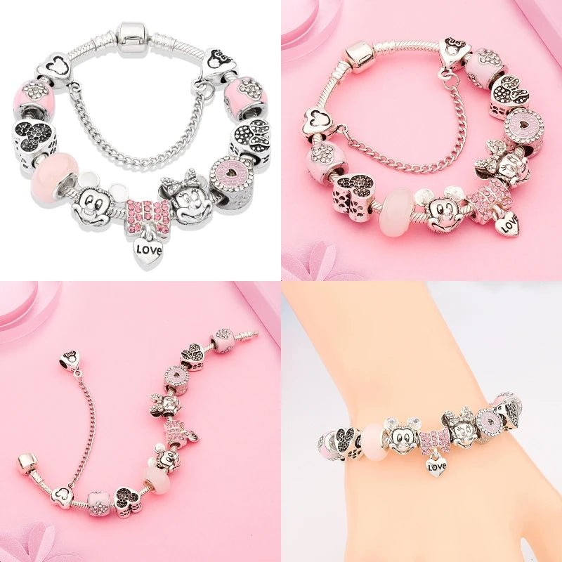 Magical Kingdom Pastel Pink Charm Bracelet - Liora