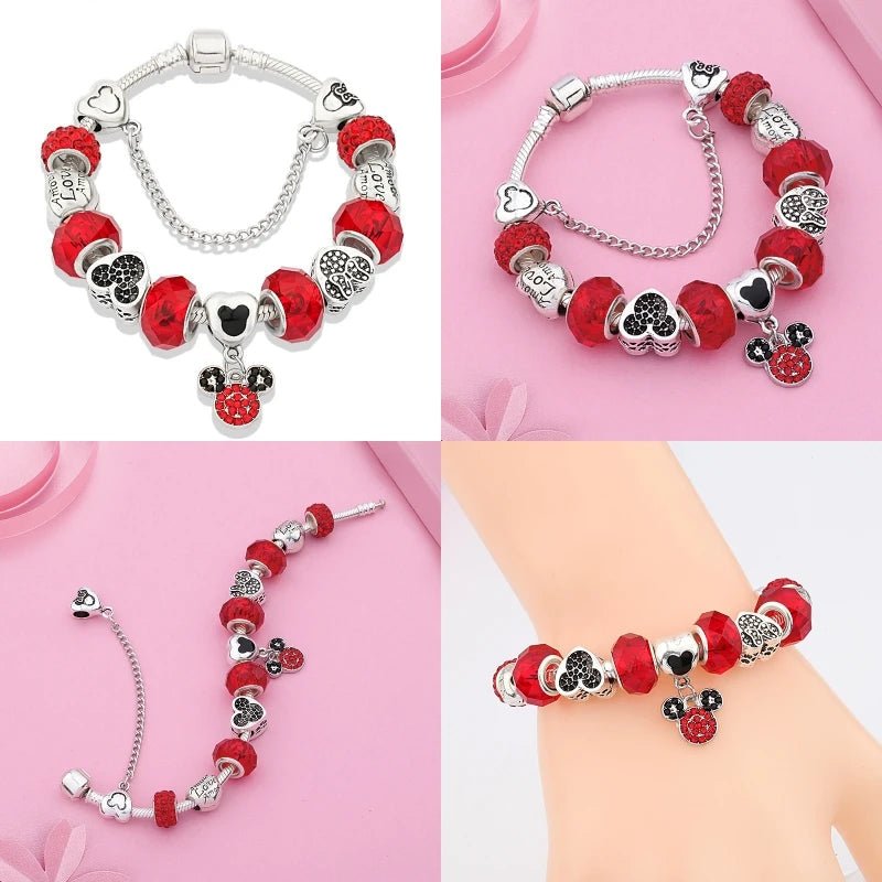Magical Mouse-Motif Pave Crystal Bracelet - Liora